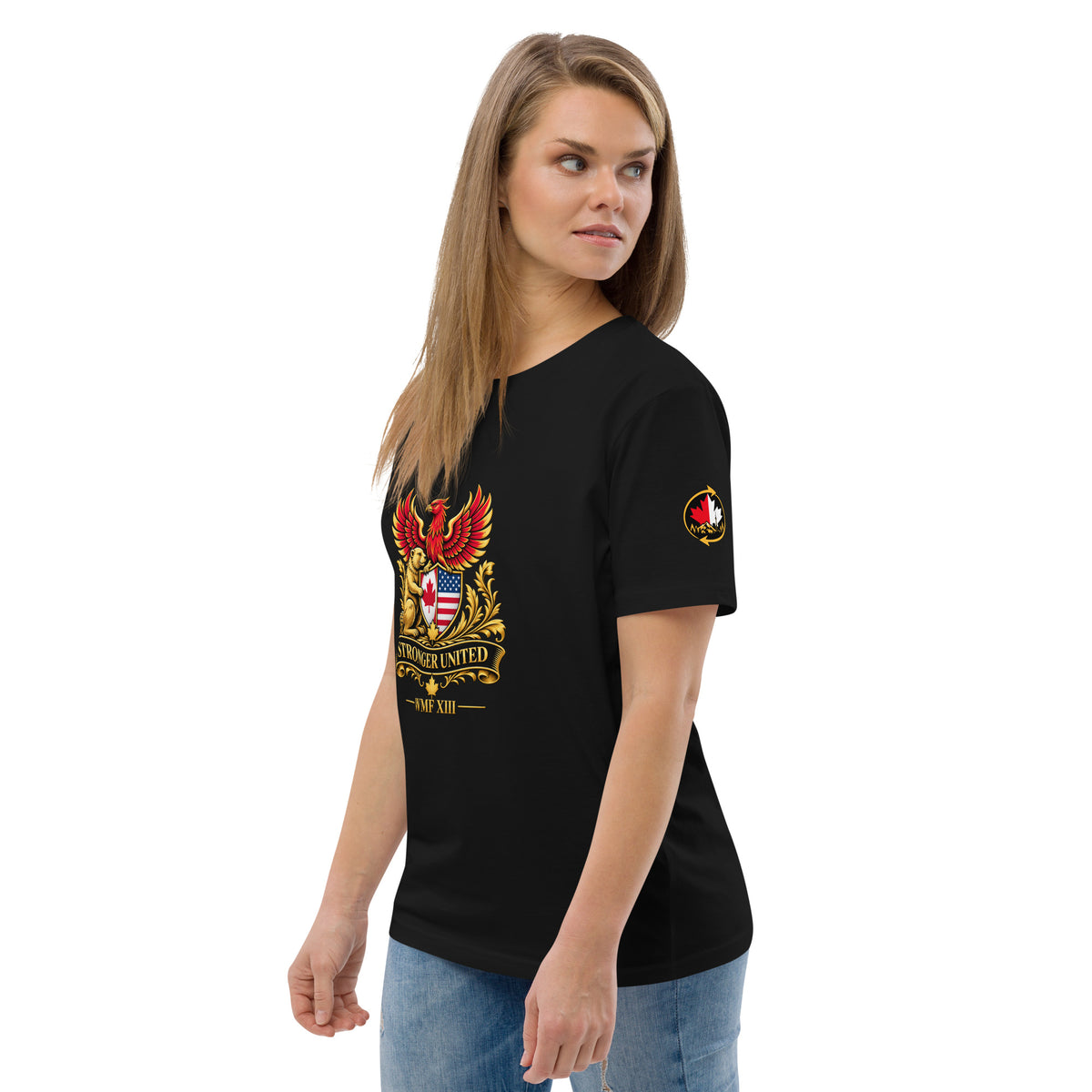 Left-front view showing the Great Canadian Switch emblem on the sleeve